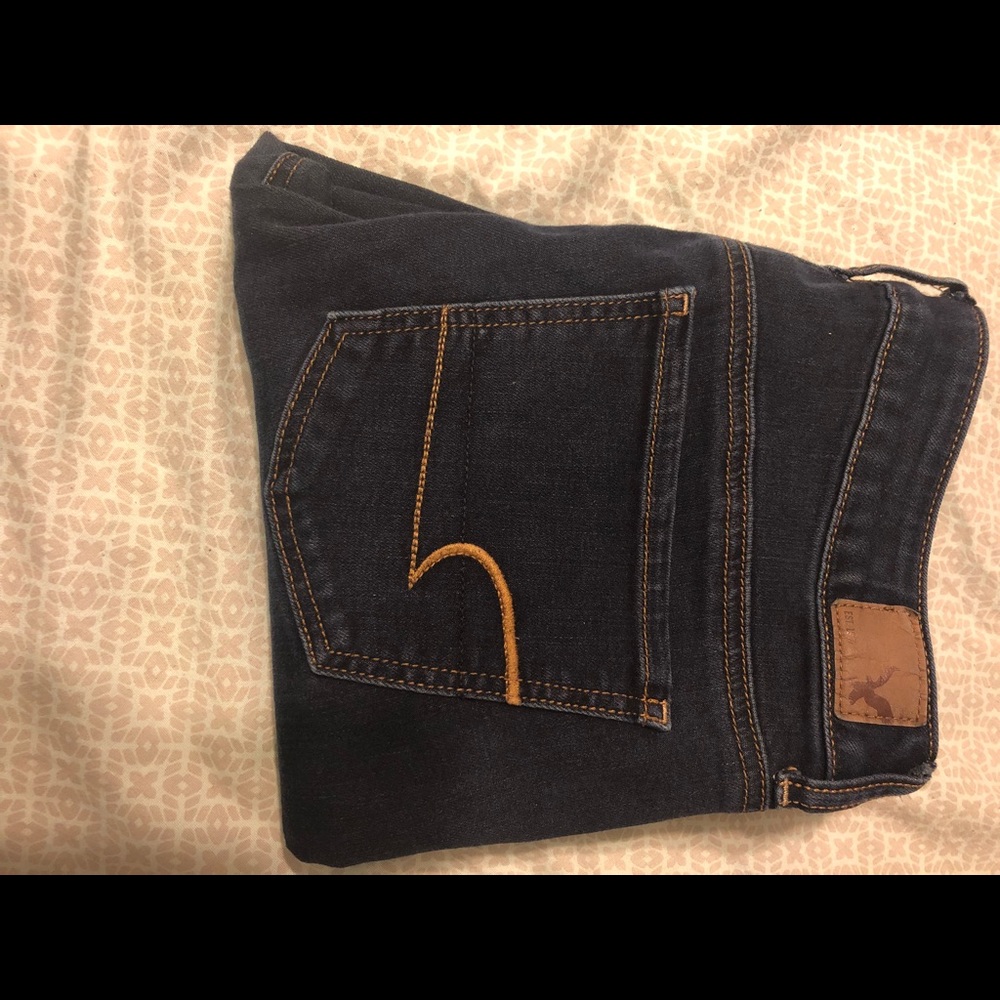 American Eagle Dark Jeggings size 6